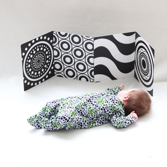 Baby Sensory Fold Out Board- Black and White